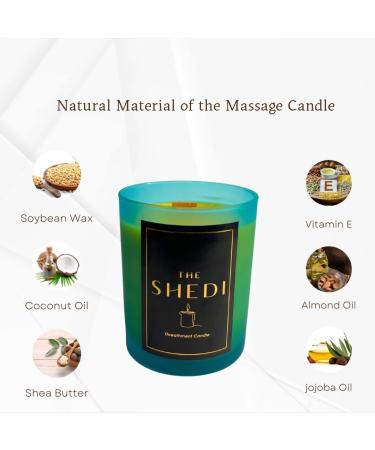 Massage Oil Candle for Home Spa - Aromatherapy & Skin Relaxation | Warming Scented Candle Gift for Men & Women - Buy Online on GoSupps.com