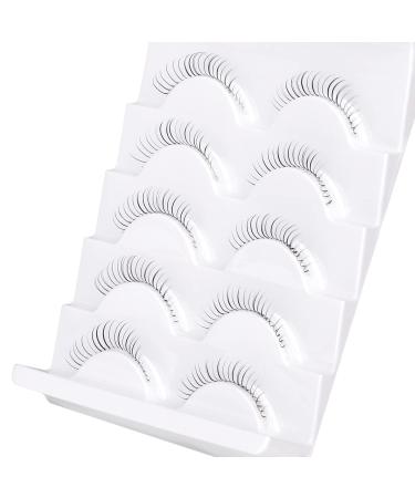 Natural Wispy Mink Bottom False Eyelashes - Handmade, Reusable, Clear Band - Pack of 6 - Buy Online on GoSupps.com