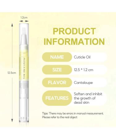 Cuticle Oil Natural Ingredients Nail Nutrient Oil Pen for Nail Growth Care Cantaloupe Nail Treatments Prevent Pen Dry Cracking Deep Nourishment Pen for Ideal Gifts color05 - Buy Online on GoSupps.com