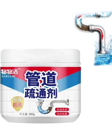 Pipe Dredge Deodorant Sewer Toilet Kitchen Dredging Deodorant Powerful Sink Drain Cleaner Pipe Dredging Agent Pipe Dredging Agent for Kitchen Toilet (1pc)