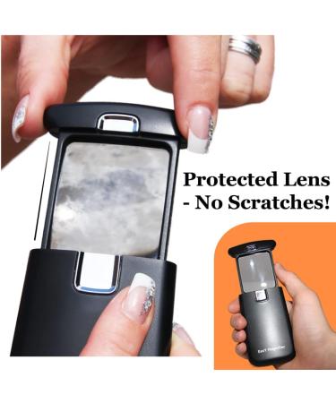 EasY Magnifier 3X Pocket Magnifying Glass with LED Light - Perfect for Reading Fine Print, Seniors, and Close Work - Buy Online on GoSupps.com
