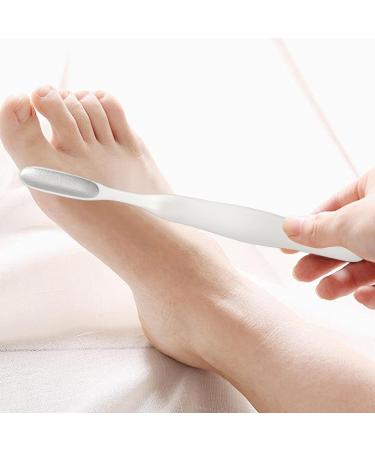 scyca Toe Gaps Cleaning Brush | Toe Crevice Cleaning Brush Shower Foot Scrubber | Shower Foot Scrubber Skin Removal Foot File Callus Remover Long Handled Toe Brush for Wet and Dry Feet White - Buy Online on GoSupps.com