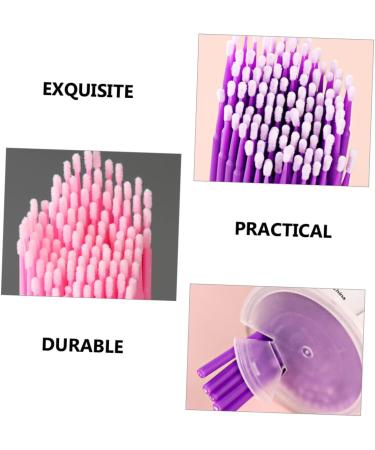 DOITOOL 5 Cotton Swab Microbrushes - Eyelash Extensions Cleaning Brushes & Microswabs | Quality PVC Makeup Tools for Perfect Eyelash Care - Buy Online on GoSupps.com