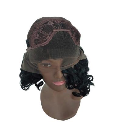 Shop Women's Black Wavy Curly Synthetic Wig - Retro Styles from 50s to 80s - International Shipping Available - Buy Online on GoSupps.com