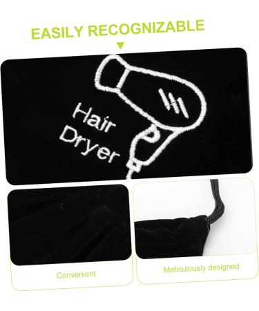 TOVINANNA 8 Pcs Storage Bag Travel Hairdryer Hair Wand Bag Hair Dryer Dust Bag Blow Dryer Bag Flocking Cloth - Buy Online on GoSupps.com