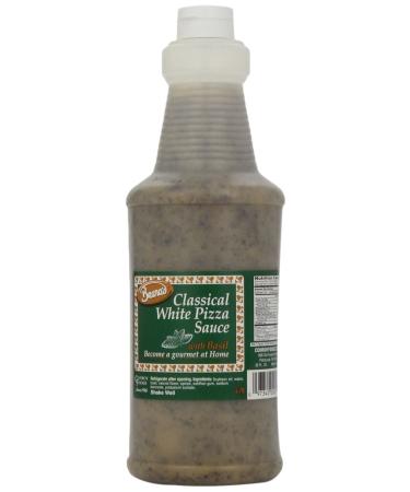 Beano's Classical White Pizza Saue With Basil, 4/32 Ounce Bottles
