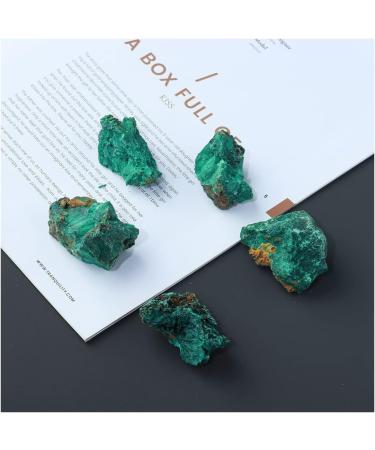 Natural Green Malachite Stone Rough Crystal Clastic Rock Cube Collectible Minerals Specimen for Home Decor Minerals Home Goods - Buy Online on GoSupps.com