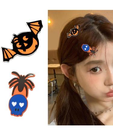 XIAHIOPT Hair Clip for Kids Hairclip Skull/Bat/Witch Hat Side Clip Women Hair Styling Accessories Halloween Headdress 422 - Buy Online on GoSupps.com