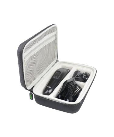 for Braun MGK3020 MGK3040 MGK3060 MGK3085 MGK3080 Multi Grooming Kit Beard and Hair Trimming kit Hard Travel Case Bag by LUYIBA 1