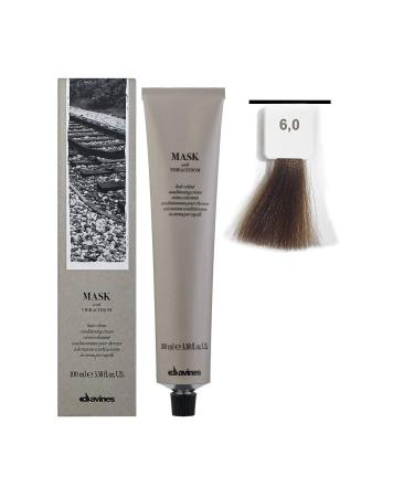 Davines Coloring Vibrachrom Mask Hair Colour Conditioning Cream Hair Color 6.0 100ml