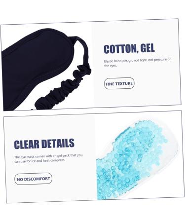 Mobestech 1 Set Gel Eye Mask Sleeping Mask Cotton Eye Mask Hotel Eye Mask Shading Eye Cover Sleep Eye Mask Detachable Eye Cover Sleep Masks Multifunction Blindfold Goggles Facial Mask Travel As Shown 17X9X1CM - Buy Online on GoSupps.com