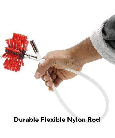 Chimney Flue Cleaning Rod & Brush Set - Complete Duct Cleaning Kit for Lint Removal (9 Rods 410mm) - International Shipping Available - Buy Online on GoSupps.com