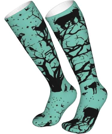 Goat-Aragan Tree Compression Socks for Men & Women | 15-20 mmHg Support for Running & Cycling - Buy Online on GoSupps.com