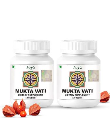 Ivy's Mukta Vati Herbal Tablets - Ayurvedic Formula for Heart Health