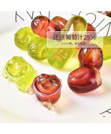 Peel fudge Lychee grape 8 kinds of fruit candy 50% fruit juice content wedding candies healthy nutrition snacks snack gifts candy dessert Chinese candy gift (Mixed flavors 4 packs(150g)) Mixed flavors 4 packs(150g) - Buy Online on GoSupps.com