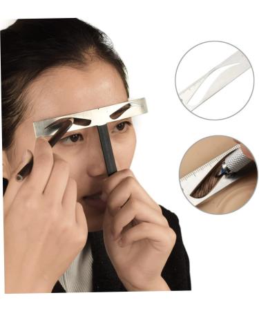 FRCOLOR 1pc Eye Brow Shaping Kit Eyebrow Tool Brow Stencils Makeup Tools Triangular Ruler Miss Eyebrow Shape Size 1 As Shown - Buy Online on GoSupps.com