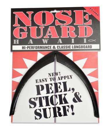 Surf Co Nose Guard Kit (Choose Longboard or Jumbo) (Black, Longboard)