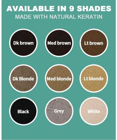 UOYOU GREY Hair Fibres 27.5g Bottle - Natural Keratin Hair Fibers Concealer for Thinning Hair - Men and Women | Hair Loss Solution - Grey Hair Building Fibres Powder (Pack of 1) - Buy Online on GoSupps.com