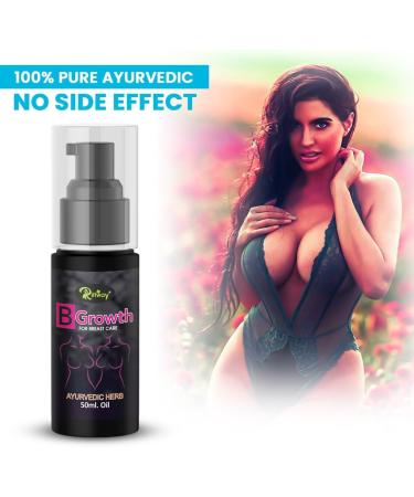 Riffway B Growth Breast Spray Oil 50ml - Enlarge & Balance Women's Bust Size - Buy Online on GoSupps.com