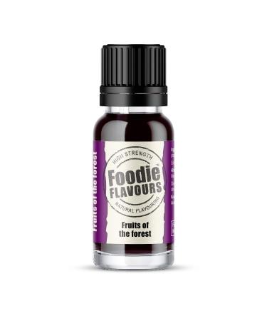 Fruits of the Forest Natural Food Flavouring 15ml - Foodie Flavours Fruits of the Forest 15 ml (Pack of 1)