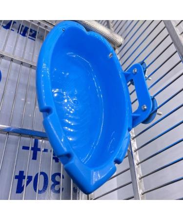 Bird Bath Tub Set - Wooden Branches, Colorful Rattan Balls, Bird Shower Bathing Bowl - Parrot Bathtub, Cage Accessories - Buy Online on GoSupps.com