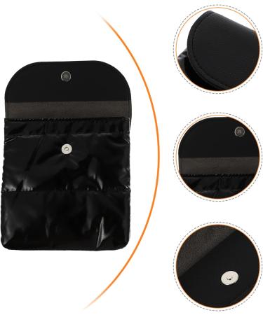 VALICLUD Travel Toiletry Bag Sanitary Napkin Holder & Organizer - Portable Pad Pouch, Earphone & Coin Purse - Black Tote Insert - Buy Online on GoSupps.com
