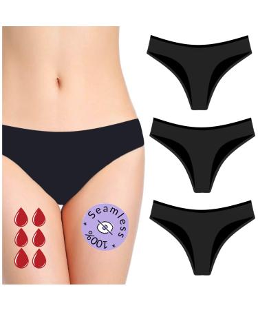 Noblood period underwear 2-3 tampons - washable - cotton - ecologically - menstruation - underwear for the period - periode briefs - absorbing - girls - XXS / 3XL Jade -Pack XXS