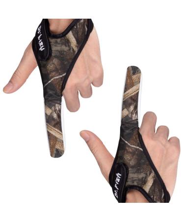 Dr.Fish 2 Pieces Fishing Gloves Casting 2 Finger Index Finger Stall Protector Anti-Slice Saltwater Trolling Surf Fishing Braid Line Anti-Slip Cooftable Woolen Sheepskin Size L - Buy Online on GoSupps.com