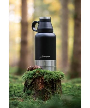 Pfefferpfote Premium Dog Drinking Bottle | 1L BPA-Free Thermos for Travel & Camping | Portable Outdoor Dog Water Bottle with Carrying Bag - Buy Online on GoSupps.com