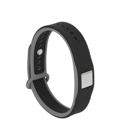 Anti Static Bracelet Adjustable Waterproof Silicone Soft Lightweight Balance Energy Wrist Strap for Women Men (Black)