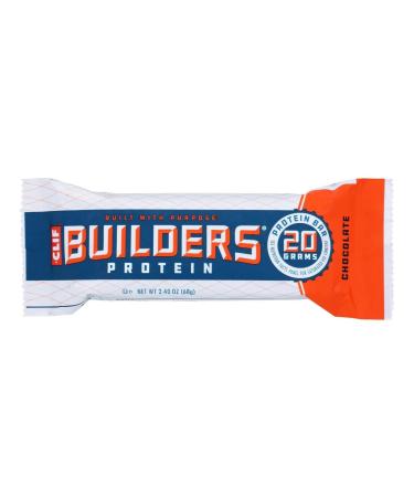 Clif Bar Builder's Bar Chocolate - 2.4 oz (12) (1 Case)