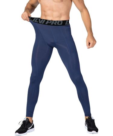 Men's Compression Pants - Breathable Sports Leggings for Jogging & Gym | LNJLVI Red/Navy/Blue - Buy Online on GoSupps.com