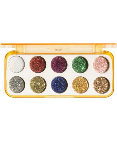 Makeup Palettes - 10 Shades Eye Shadow Pallets for Women | Matte Shimmer Eyeshadow Pallet Long Lasting Make up Eye Shadows Cosmetics Kit for Women Proidl 01# Glitter Plate - Buy Online on GoSupps.com