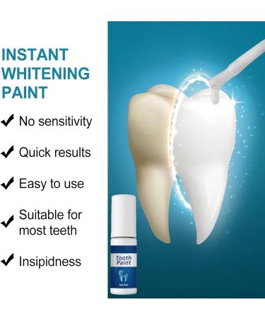 Tooth Paint & Whitening Gel - Instant Teeth Stain Remover | Teeth Whitening Paint (1 Pcs) - International Shipping - Buy Online on GoSupps.com