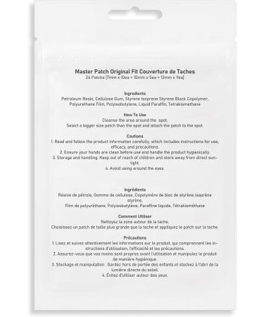 Master Patch Original Fit_Blemish cover 2 Pack 48 Patches (Three different sizes 1 + 1(Korean Cosmetics) 48patches (18 Large Dots 10 Medium Dots 20 Small Dots) KOREAN_IMPORT - Buy Online on GoSupps.com