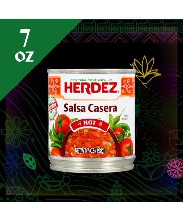 Herdez Salsa Casera 7oz - Authentic Mexican Salsa - Best Price & Fast Shipping - Buy Online on GoSupps.com