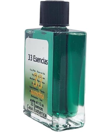 33 Essences Oil (33 Esencias Aceite) Spiritual Candle Anointing Oil by CASA ESOTERICA MAGICK SPACE 0.5 FL OZ (1 Pack) - Buy Online on GoSupps.com