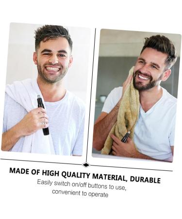 FOMIYES 2 Pcs Nose Hair Trimmer & Facial Hair Remover Battery-Powered Epilator for Effortless Grooming - Buy Online on GoSupps.com