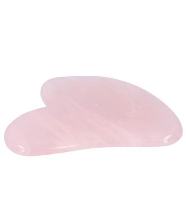 Verdant Touch Massage Stone Gua Sha Rose Quartz Heart Shape Scraping Board Massage Stone for Face Body