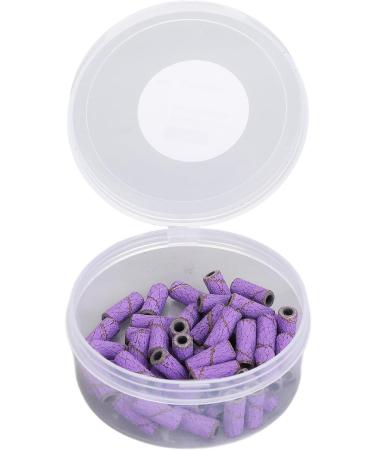 Nail Sanding Bands Dead Skin Removal Multiple Sizes Smoothing Nail Art Sanding Bands with Storage Box for Manicure (Violet) - Buy Online on GoSupps.com