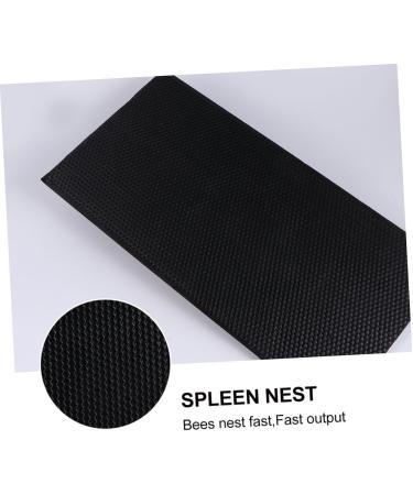 GANAZONO 6 Pcs Nest Foundation Beeswax Honey Frame Foundation Honeycomb Beekeeping Equipment Waxed Hive Deep Black 42.5X21.4CM - Buy Online on GoSupps.com