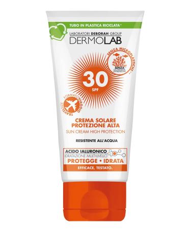 Dermolab - High protection sunscreen for fair and delicate skin water resistant SPF 30 travel size 50 ml