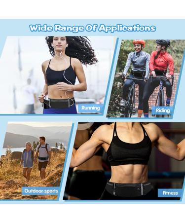 Buy Sltaxar GU Sports Belt Bag - Waterproof Running Belt for Mobile Phones Under 7.5in | Ideal for Men & Women | Insulin Pump Pocket | Reflective & Lightweight - Buy Online on GoSupps.com