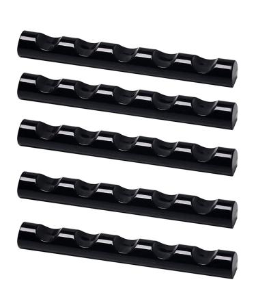 Lurrose 5pcs Nail Art Pen Rack Holder - Black Nail Brush & Polish Pen Rest for Perfect Nail Design - Buy Online on GoSupps.com