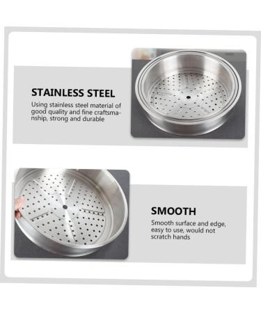 Alipis Stainless Steel Steamer Stainless Steel Cooking Utensils 30cm Food Steamer Dumpling Long Bao - Buy Online on GoSupps.com