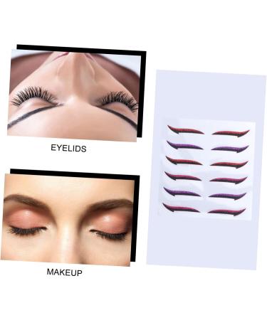 minkissy 24 Pairs Glitter Eyeliner Self-adhesive Eyeliner Sticker Double Eyelid Tapes Women Eyeliner Sticker Reusable Eyeliner Sticker Eye Makeup Stickers Double Eyelid Stickers - Buy Online on GoSupps.com