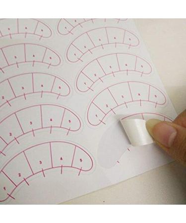Numblartd 10 Sheet (70 Pairs) Under Eye Positioning Pads Sticker - Grafting Eyelash Extensions Isolation Adhesive Paper Stickers Protective Film Make Up Tool for Beauty Salon or Beginner - Buy Online on GoSupps.com