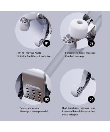 Electric Neck & Shoulder Massage Device - Deep Tissue Pain Relief & Heat | Perfect Gift for Mom Dad Men & Women - Buy Online on GoSupps.com