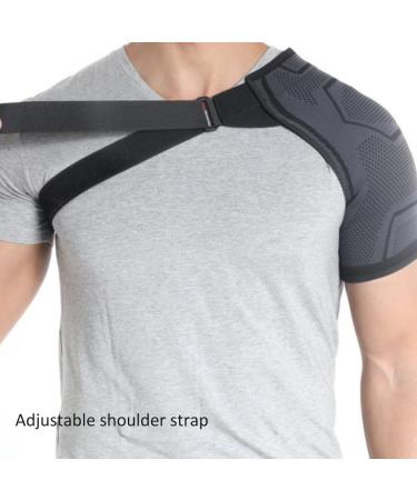 Adjustable Shoulder Bandage for Pain Relief | Neoprene Support for Men & Women - Ideal for Tense Muscles & Joint Exhaustion - Buy Online on GoSupps.com