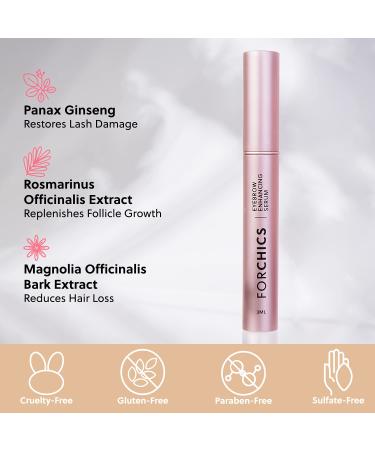 ForChics ForBrow Eyebrow Growth Serum - Natural & Organic Conditioner for Thicker, Fuller Brows | Vegan & Cruelty-Free Formula with Innovative Peptides - Buy Online on GoSupps.com